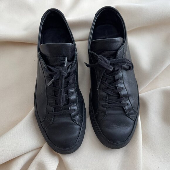 Common Projects Achilles Low Sneakers in Black, size 39 - Picture 4 of 7